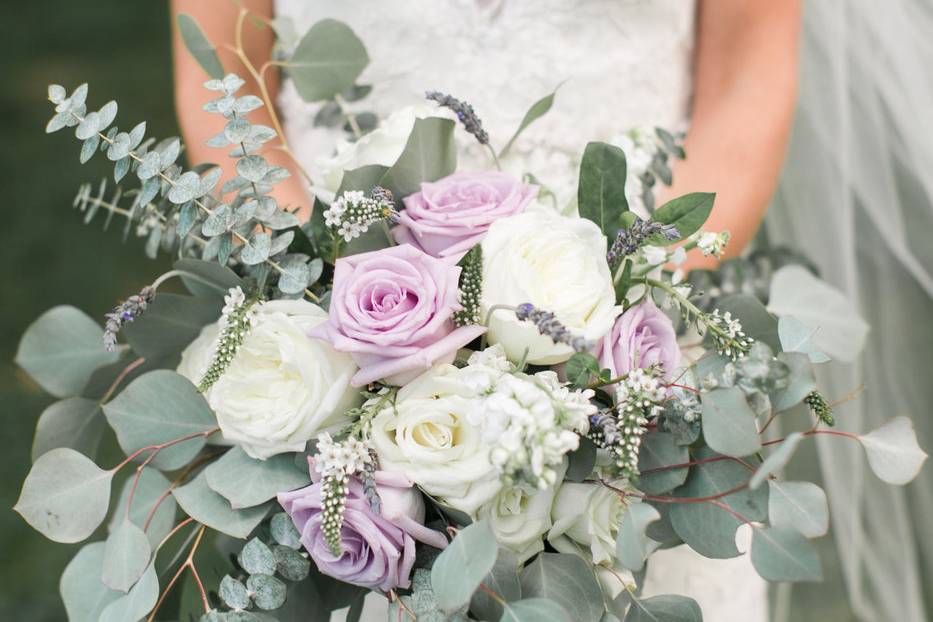 Bridal Bouquet-Lavender & Sage