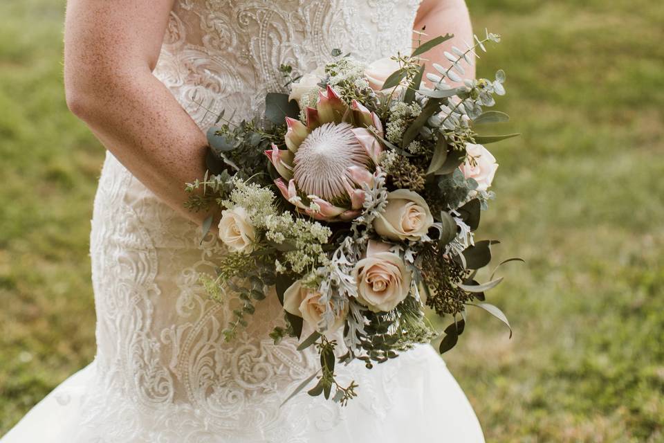 Bridal Bouquet- Textural