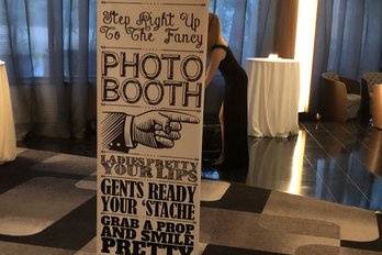 Photo booth sign
