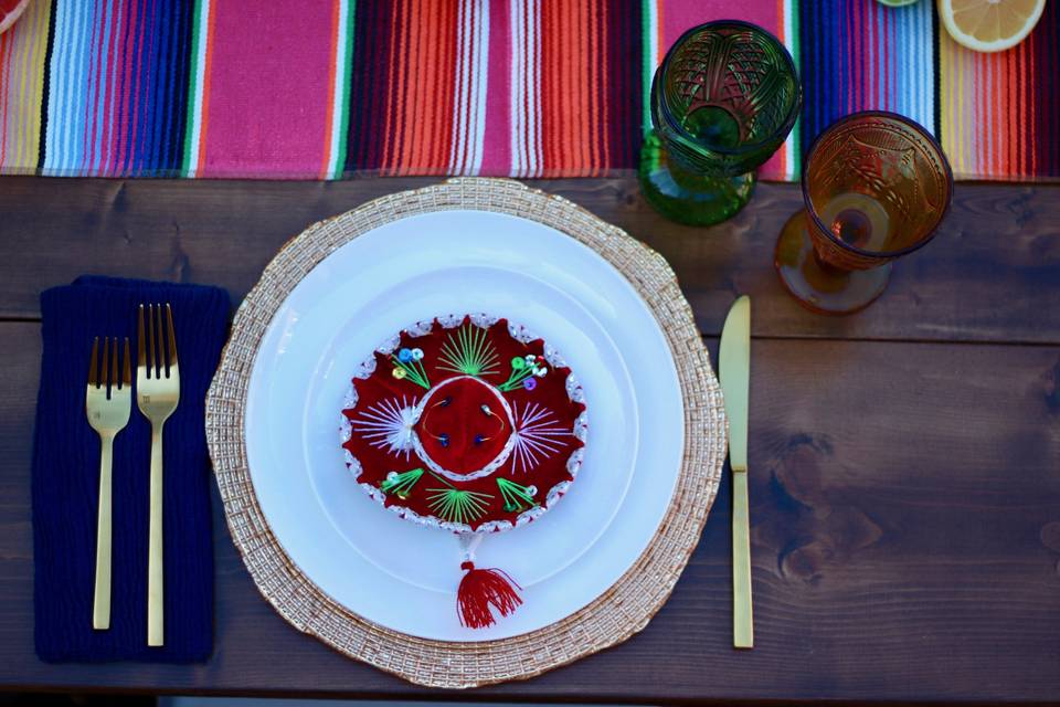 Sombrero Place Setting