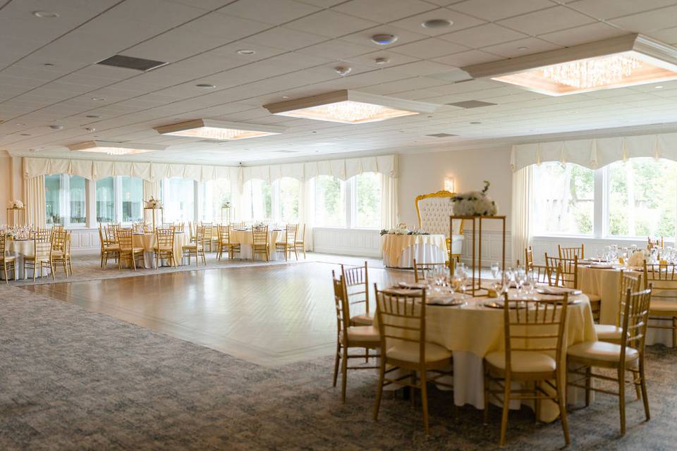 Expansive ballroom