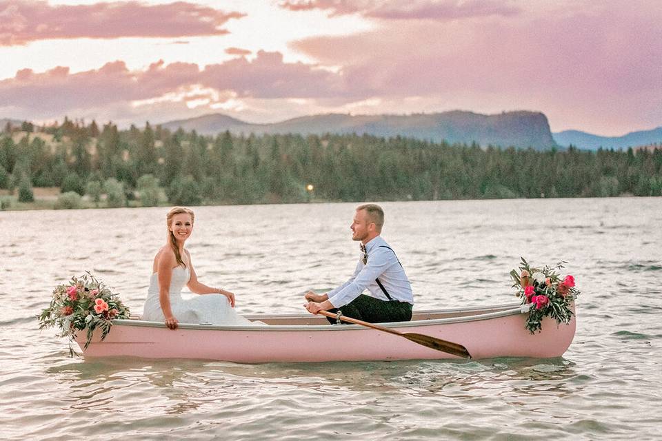 Romantic boat ride