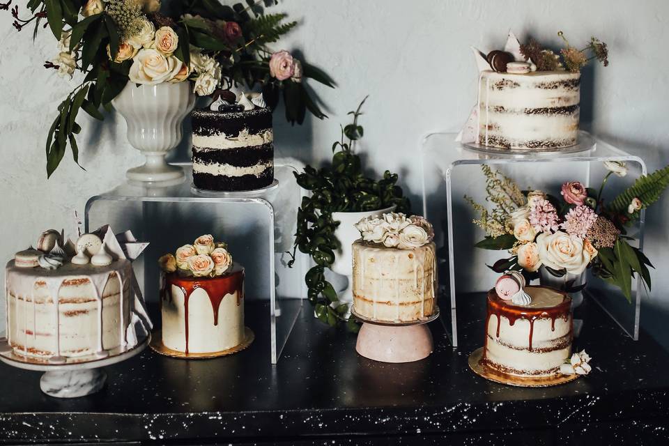 Floral Confetti Cakes — Round House Bakery