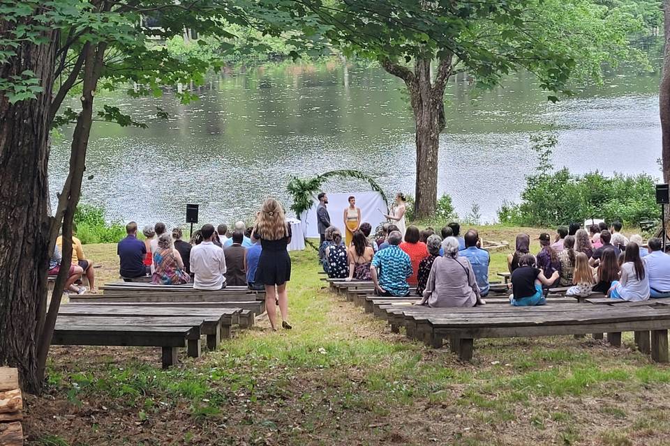Ceremony at the amphitheater