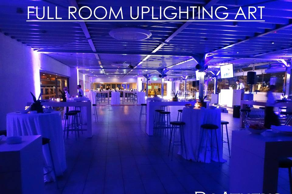 Wedding Dj in Greece / Dj Athens / Full room uplighting at elon - loft in Athens