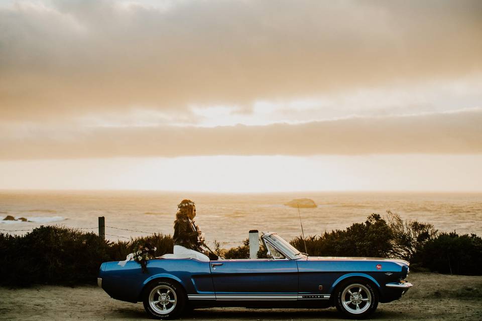 1965 Mustang GT in Big Sur