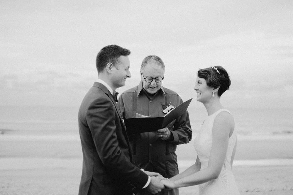 Beach ceremony