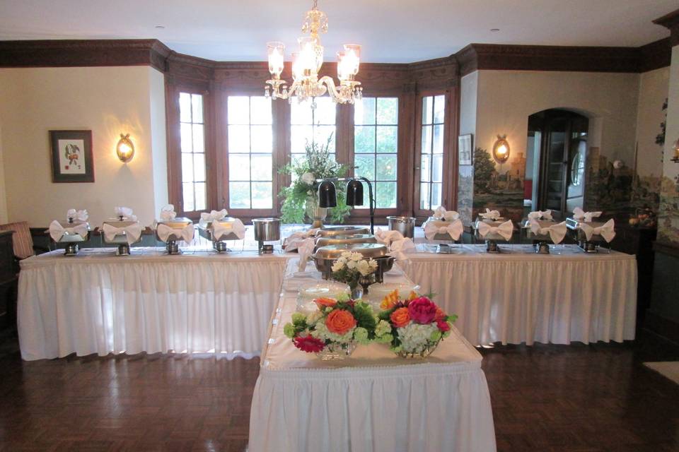 Buffet in the dining room