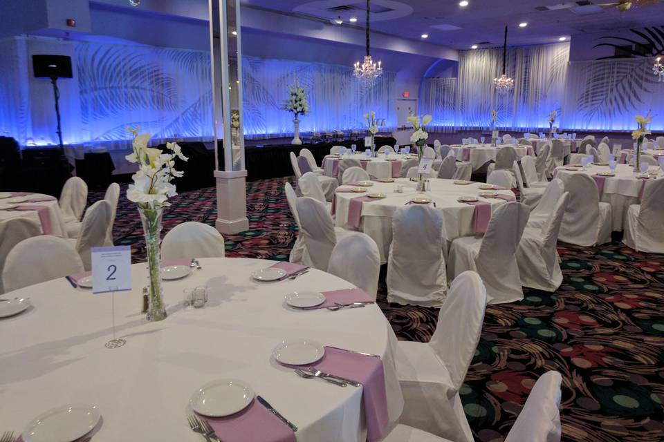 Reception setup