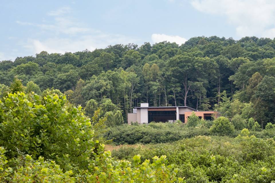 Terrace nestled in 85 acres
