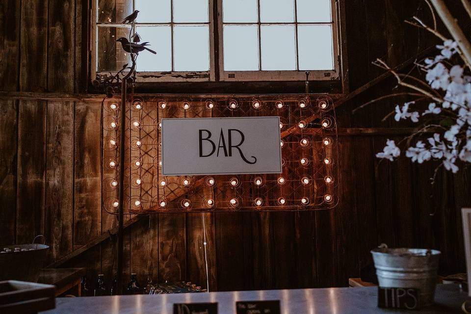 Bar Signage