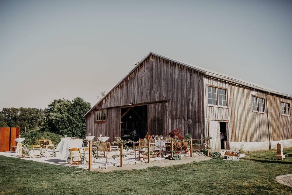 The Saltbox Barn on Fir Island