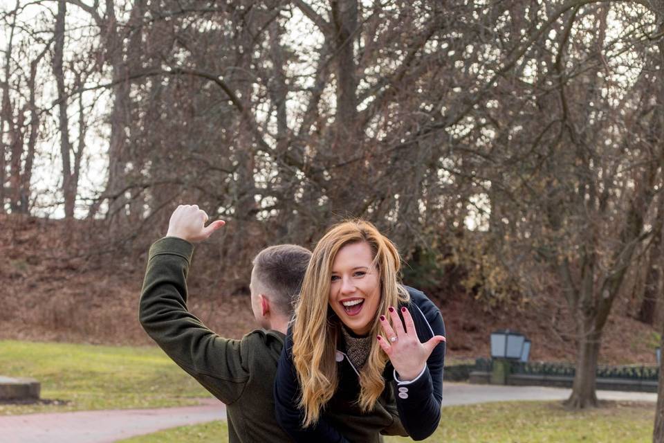 Engagement portrait