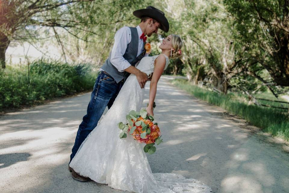 Romantic country wedding