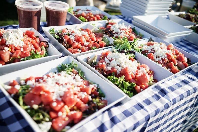 First salad course