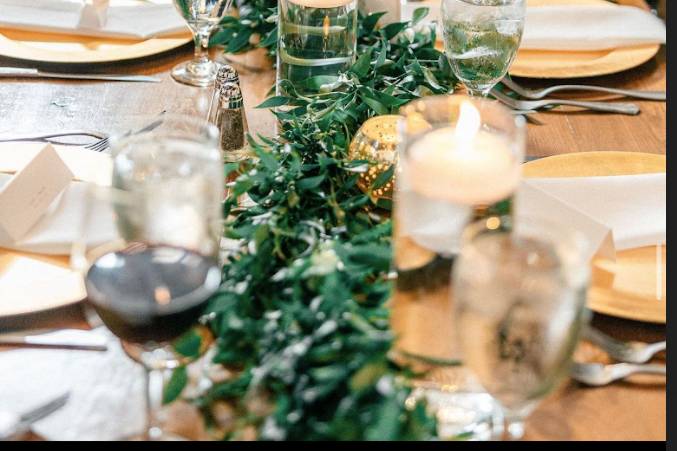 In house decor and florals