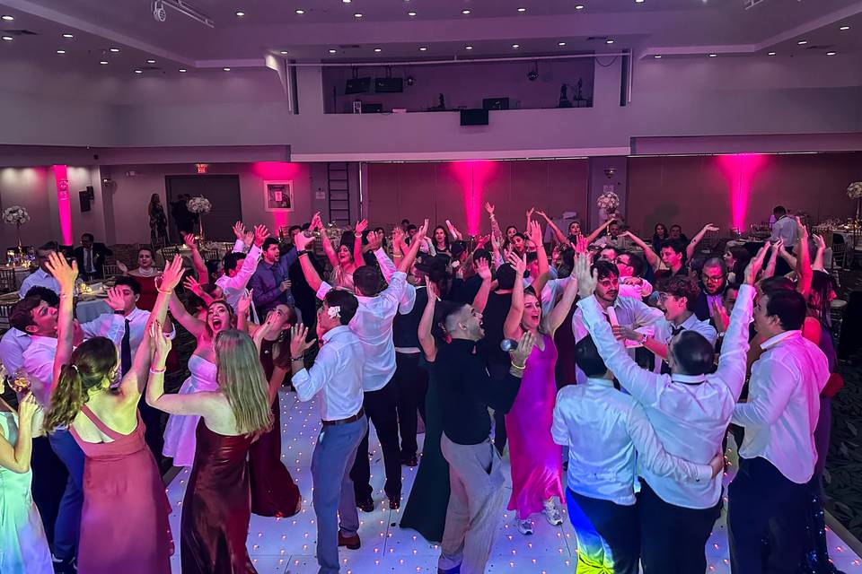 High-Energy Wedding Dance Floor