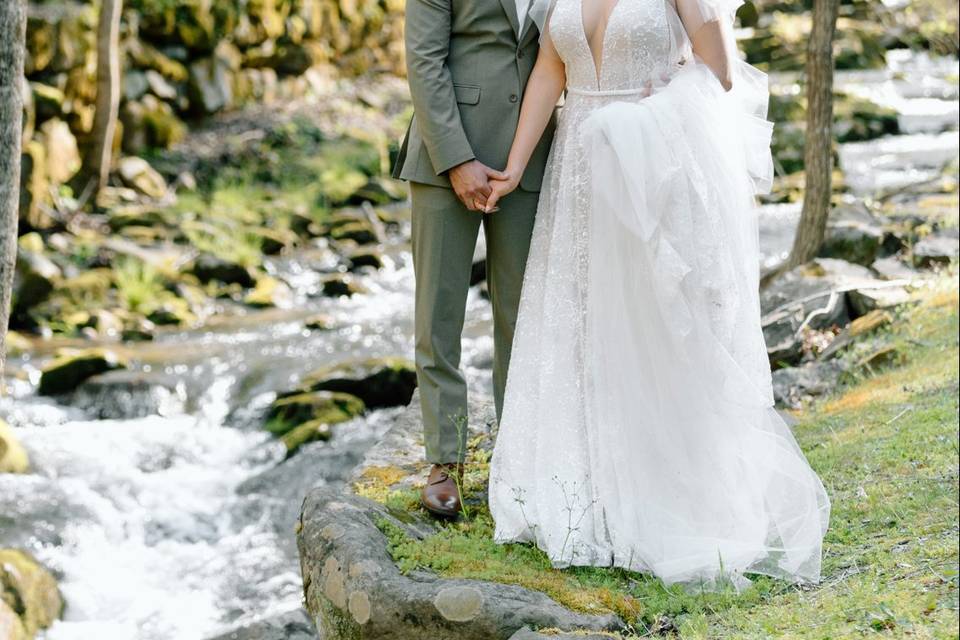 Creek | Elopement in the Trees