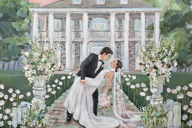 Nola Live Painting by Kristen Schenck