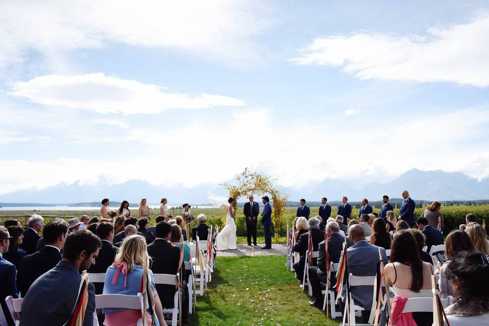 Jackson Hole wedding