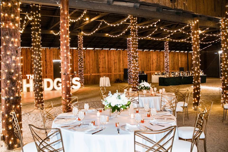 Reception in the Barn