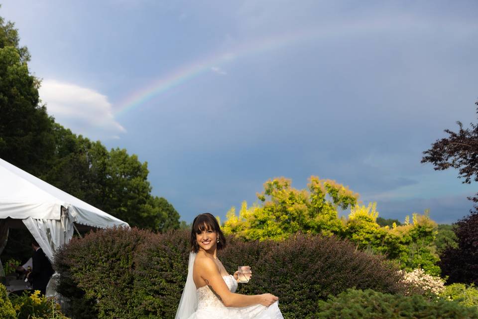 Kate & her rainbow wedding