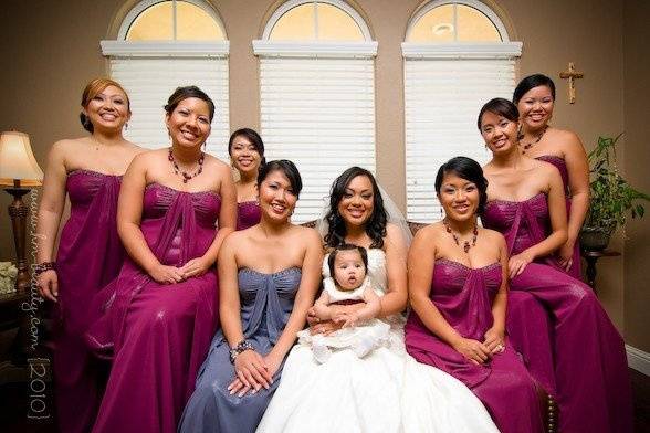 Bridal Wedding Party - Rancho Cordova, Ca
Photography by: RonAllen Imagery