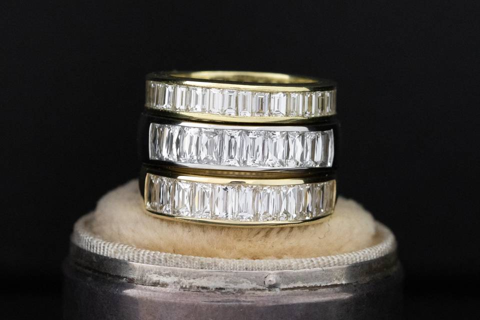 Baguette Cut Diamond Bands