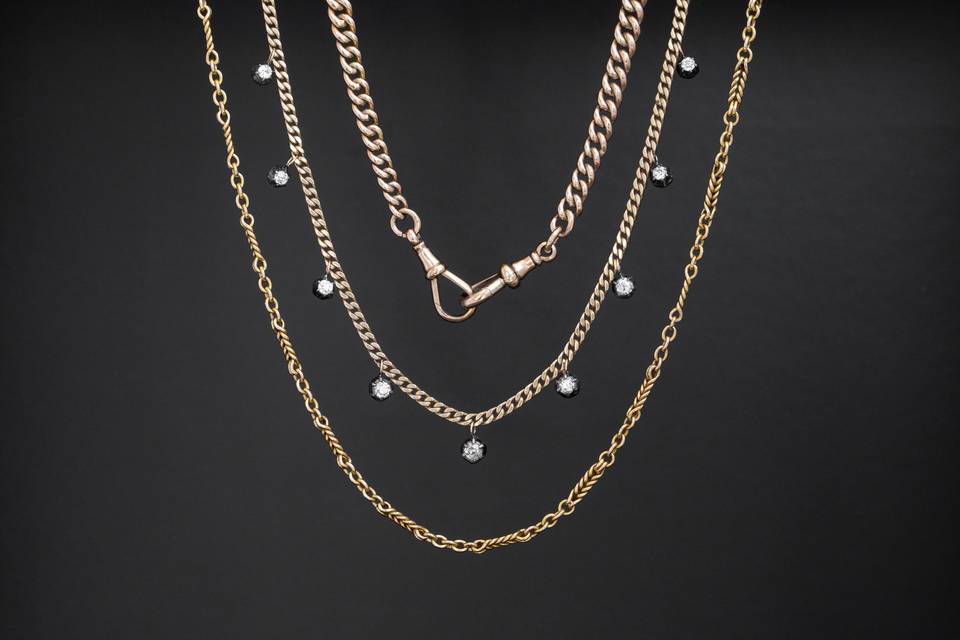 Vintage & Antique Gold Chains