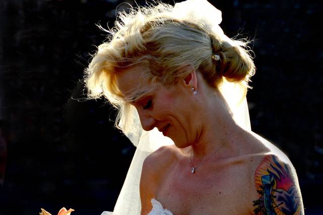 bride and bouquet