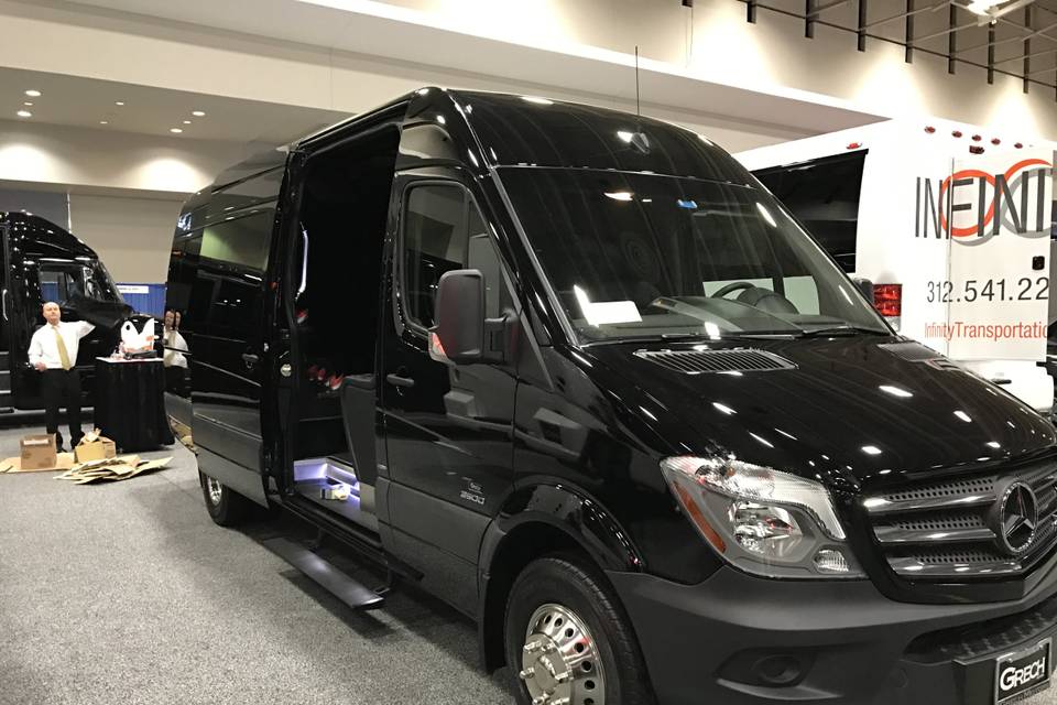 Mercedes limo van