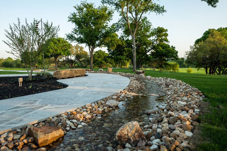 Stream on the Grand Lawn