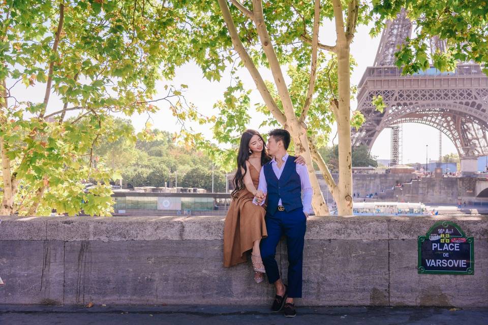 Anniversary Paris Photo Shoot