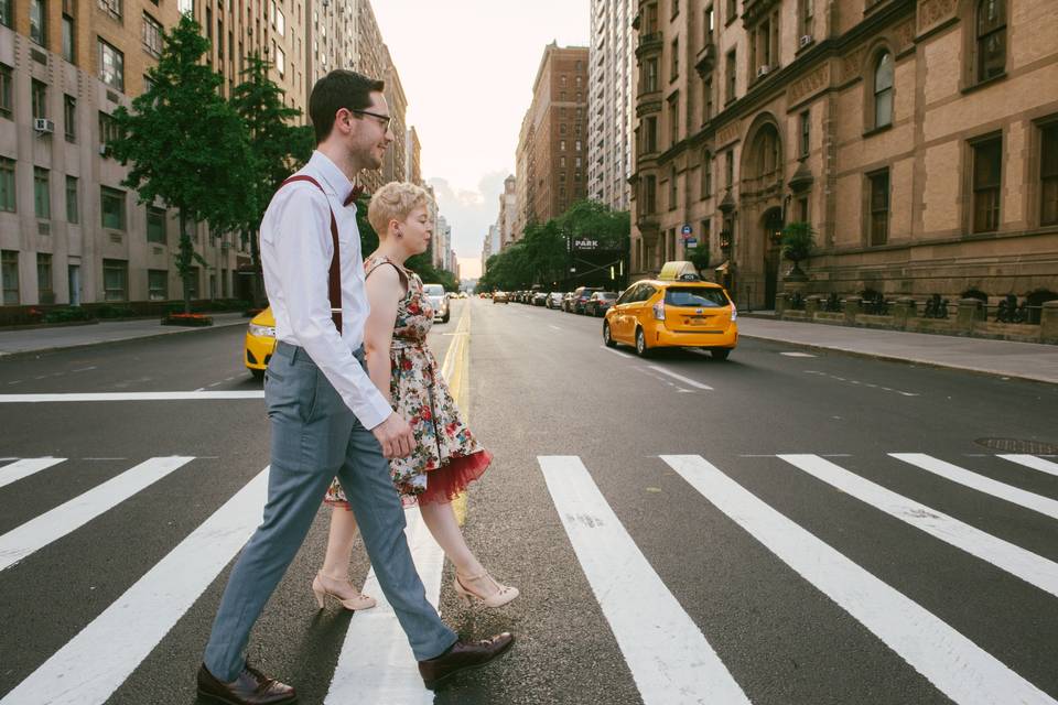 Central Park Engagement photo