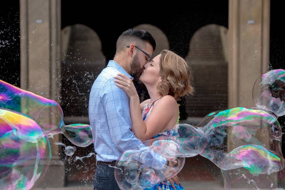 Central Park Engagement photo