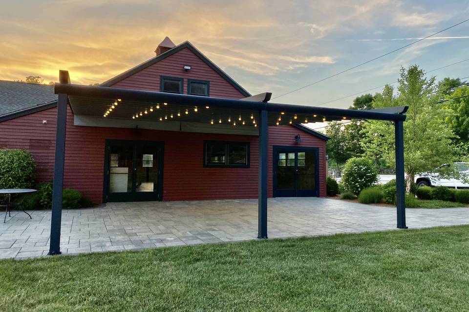 Newly covered patio