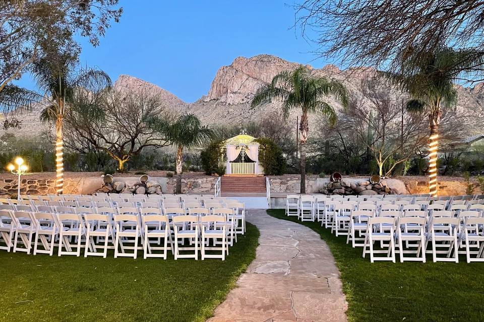 Pusch Ridge Ceremony view