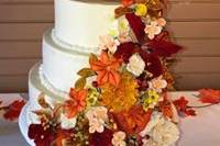 Fall Cascade of Sugar Flowers