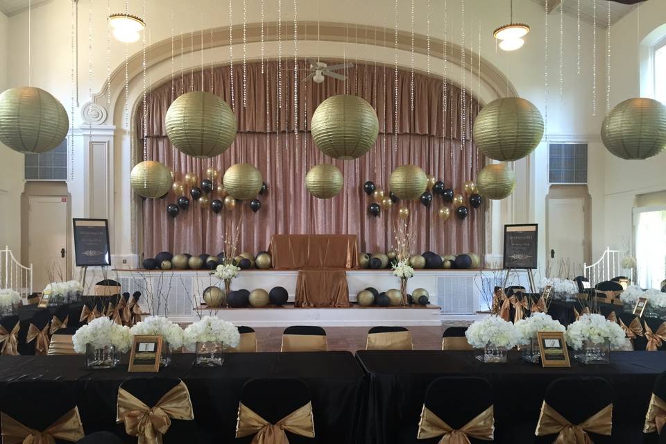 Reception Set up