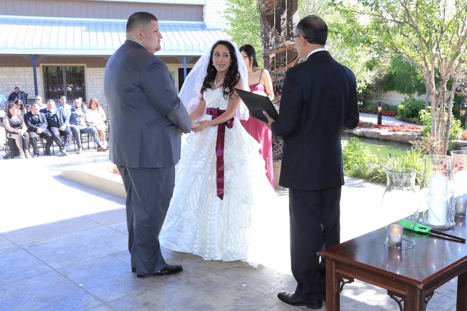 Outdoor wedding