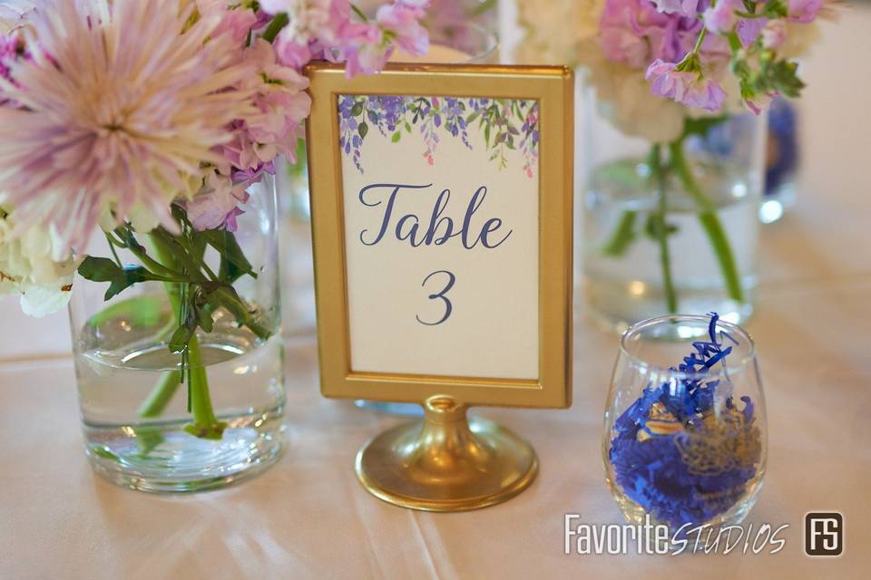 Personalized Table Numbers