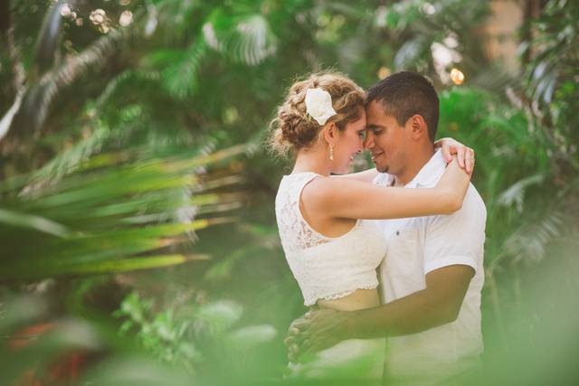 Newlywed couple