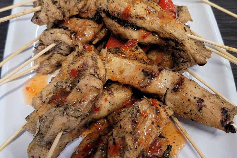 Sweet Chili Chicken Skewers