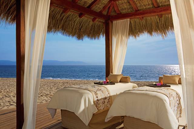 Beds on the beach