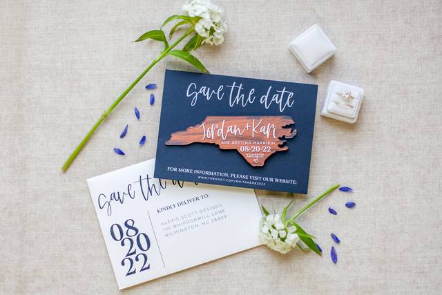 Custom Acrylic Save the Date