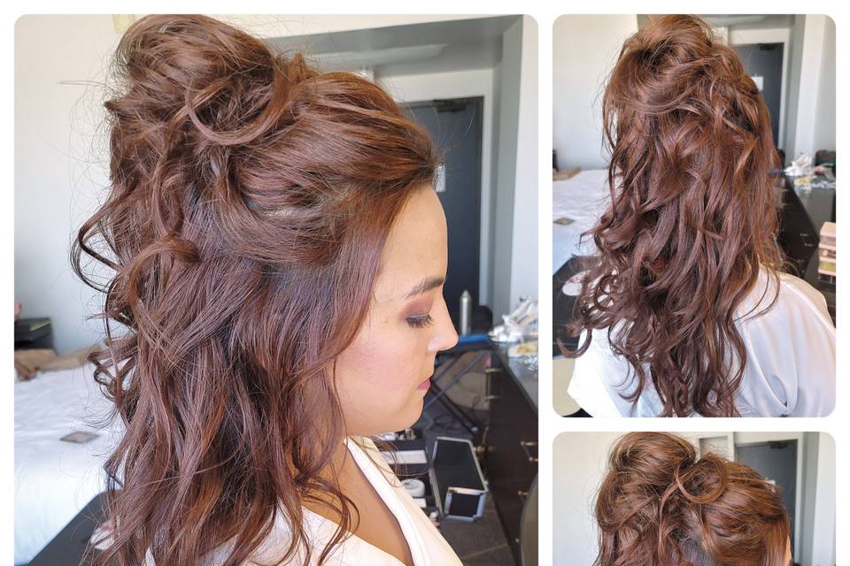 Bridal hairstyle!