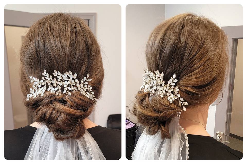 Bridal hairstyle!