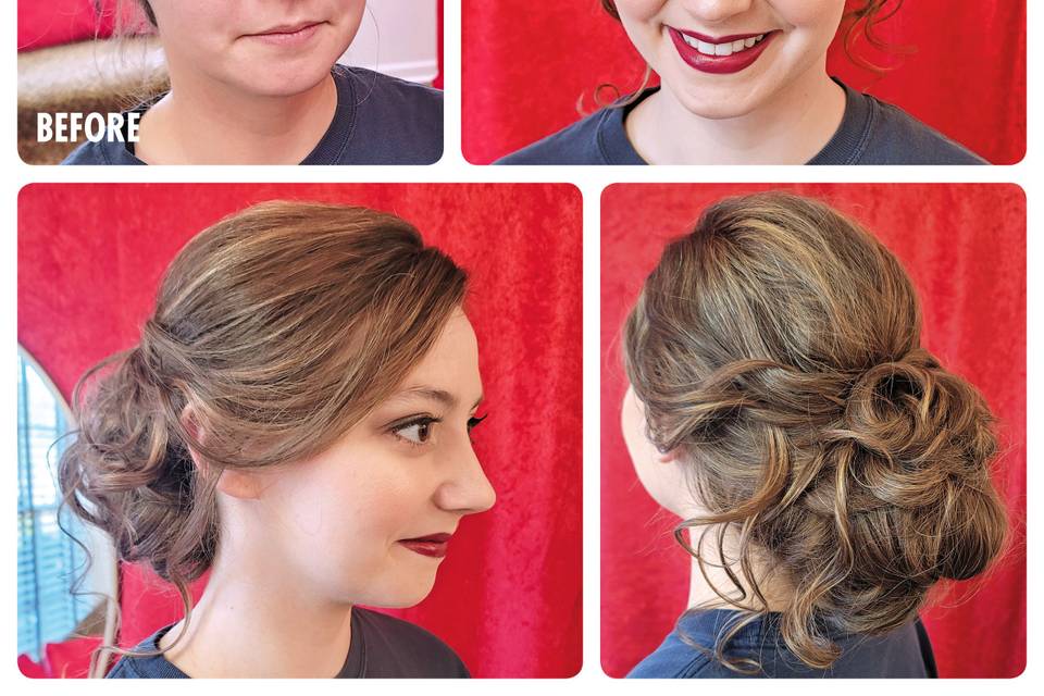 Bridal hair & Makeup!