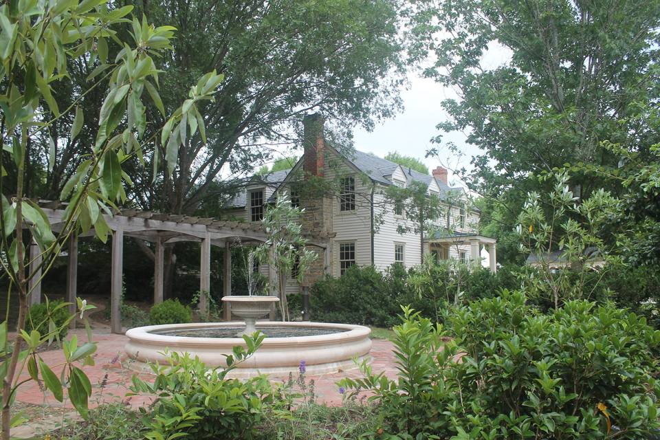 Fountain and Main House