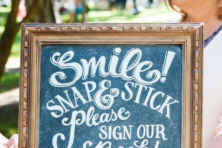 Wedding signage